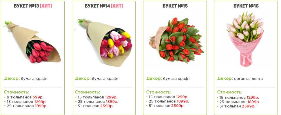 Коммерческое предложение на цветы образец