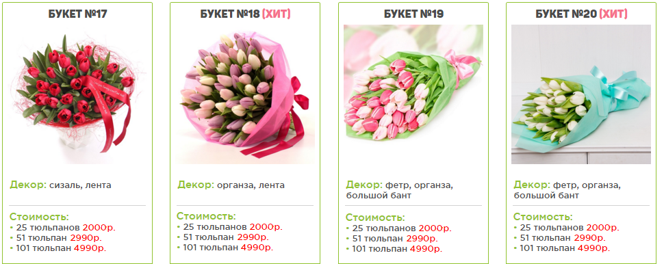 Коммерческое предложение образец цветы